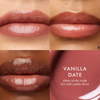 Lip Balm Vanilla Date - nude odtenek balzam za ustnice + DARILO Repair Set za lase