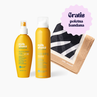 ☀️ SUN&MORE SOS SKIN KIT - paket mleka za zaščito pred soncem in prsketajoča pena s hladilnim učinkom po sončenju