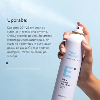 Lifestyling Eco Hairspray Strong - Lak brez potisnega plina