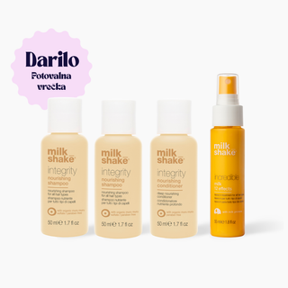 TRAVEL SIZE Integrity & Strength Pack - Integrity paket izdelkov za poškodovane lase