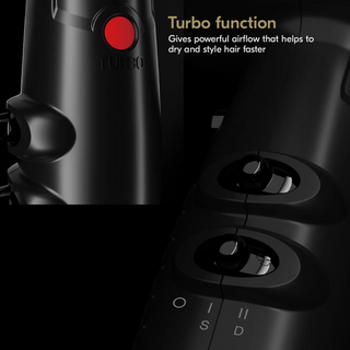 JRL x Lamborghini Forte Pro Hair Dryer - sušilnik za lase črn