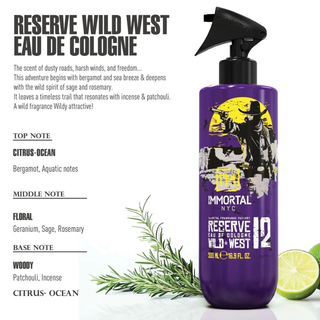 IMMORTAL WILD WEST RESERVE EAU DE COLOGNE - kolonjska vodica WILD WEST