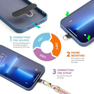 Sun & More milk_shake Phone Strap '25 - Dodatek za telefon moder