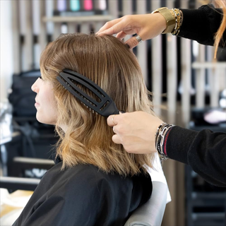 Olivia Garden Fingerbrush Small - Črna mala krtača