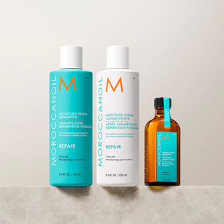 Holiday Kit Repair Set + DARILO 🎁 - set za poškodovane lase + DARILO kozmetična torbica & Treatment Mist 5ml