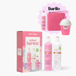 COLOUR HEROES - paket za barvane lase + GRATIS travel size incredible milk 55ml, torbica in dišava za avto