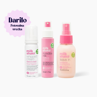TRAVEL SIZE Leave-in Trio Flower Pack - Trio Flower Paket izdelkov brez izpiranja