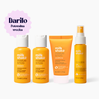 TRAVEL SIZE Moisture&More Pack -  paket izdelkov za suhe lase