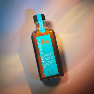 Olje za lase Moroccanoil ozadje